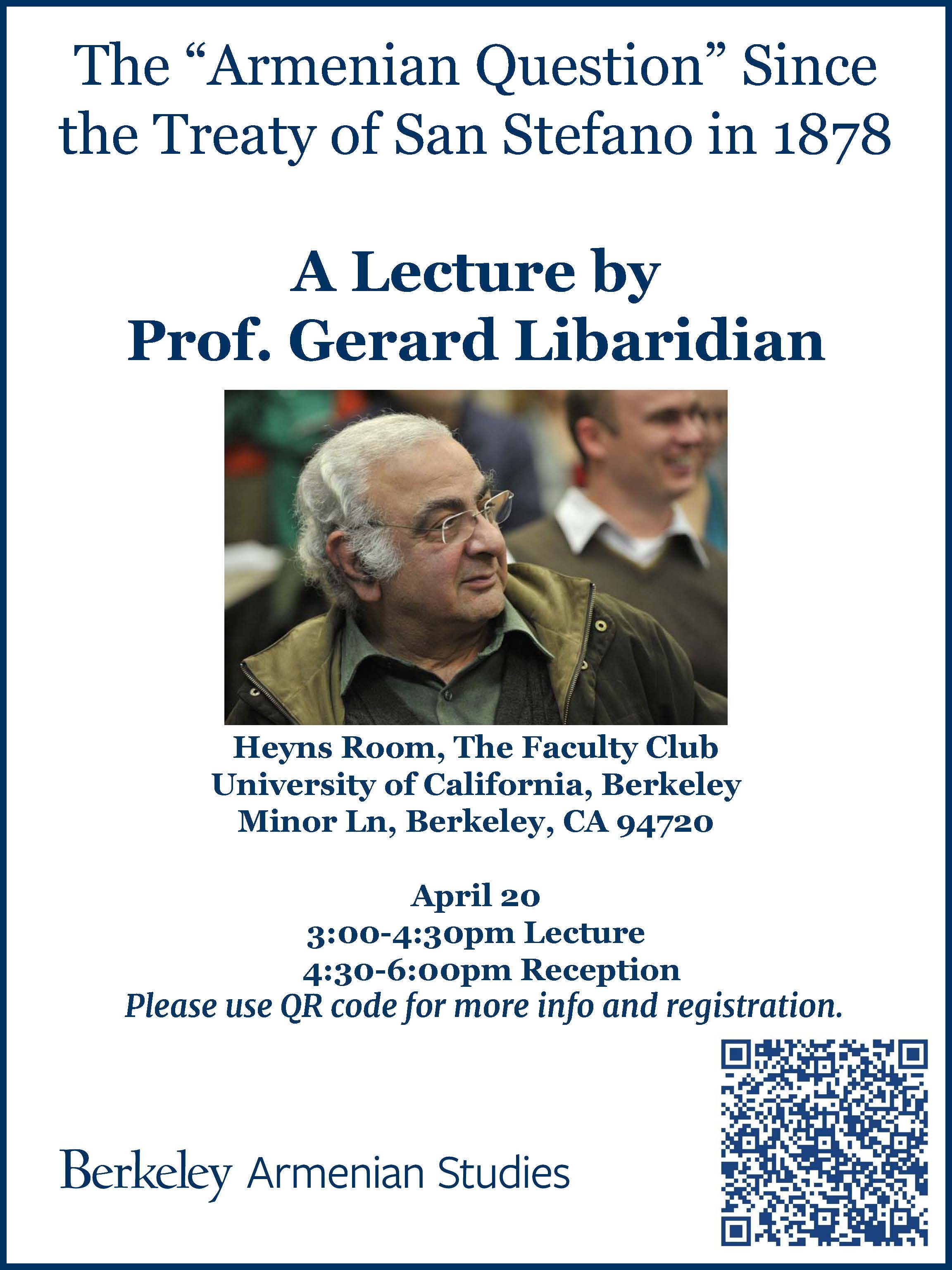 Lecture by Dr. Gerard Libaridian