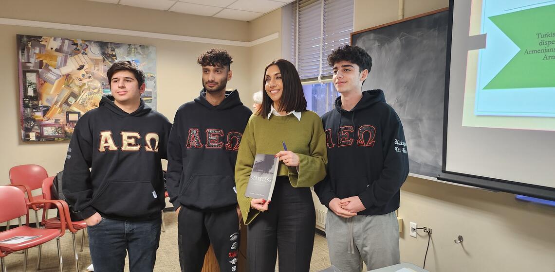 UC Berkeley Students with Guest Speaker Dr. Talar Chahinian